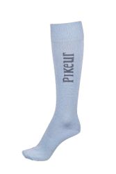Pikeur Lurex Knee Socks Ljusblå