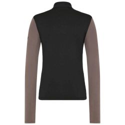 Trolle Fleece Half Zip Black Taupe