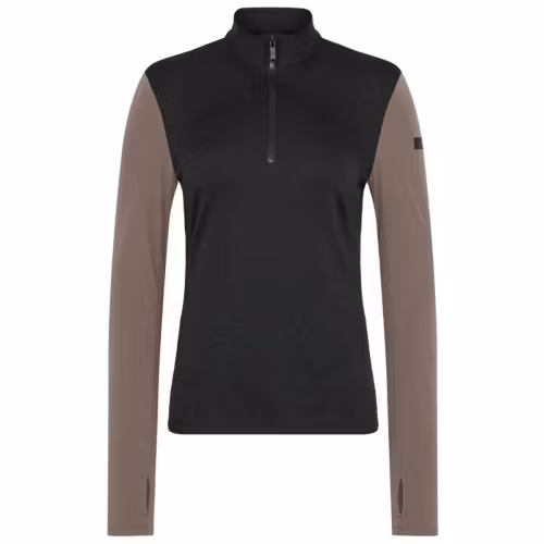 Trolle Fleece Half Zip Black Taupe