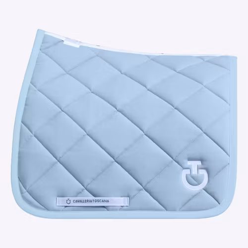 Cavalleria Toscana Dressage Sadel Pad med Diamond quiltning Dimblå
