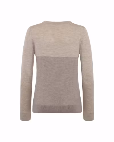 TROLLE Extra Fine Merino Starlogo Sweater - Sand