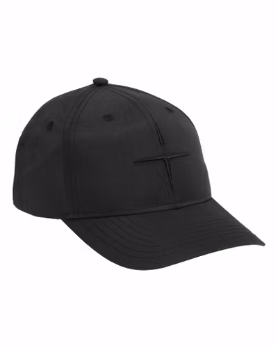 Trolle Star Logo Perforated Nylon Cap Black/Black