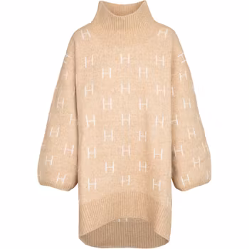 FAM Long Sweater Ljus Beige