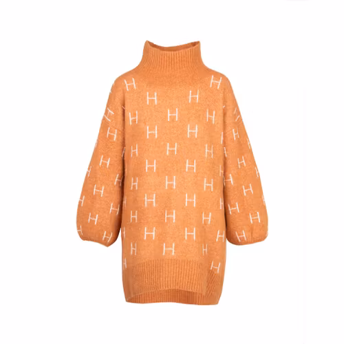 FAM Lång Sweater Leather Brown