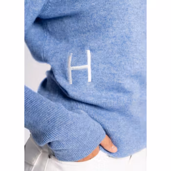 LEAH Wrap Cardigan Faded Denim