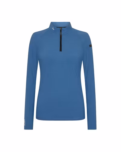 Aero Damtävlingspolo Balance™ LS - Blå dimma