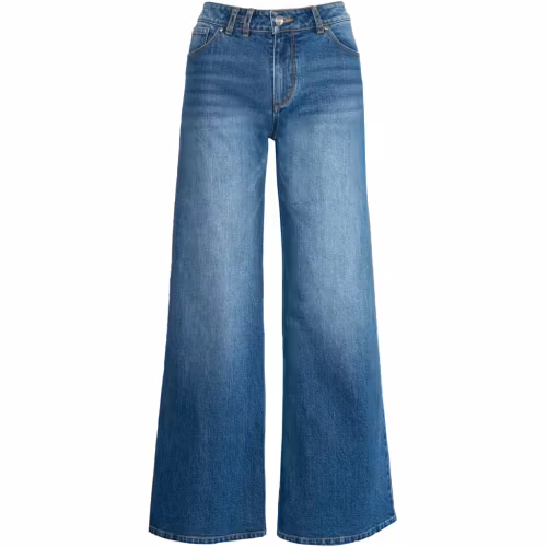 Irna Wide Leg Cut Jeans