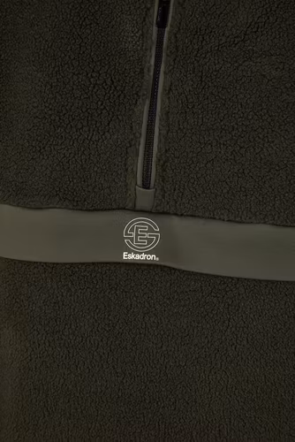 Eskadron Half-zip Teddytröja Grön