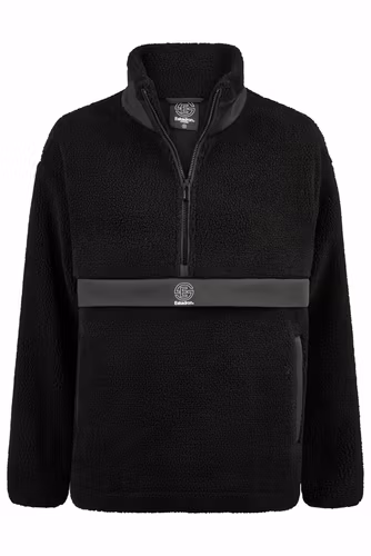 Eskadron Half-zip Teddytröja Svart