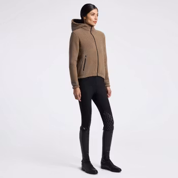 Cavalleria Toscana Zip Hoodiefleece Walnut