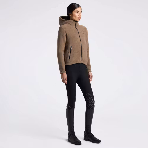 Cavalleria Toscana Zip Hoodiefleece Walnut