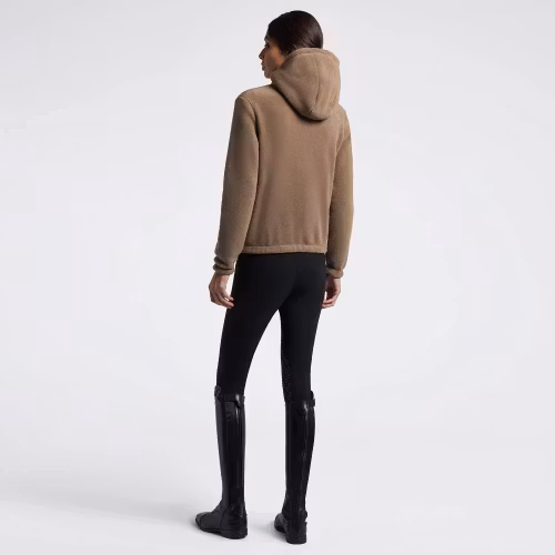 Cavalleria Toscana Zip Hoodiefleece Walnut