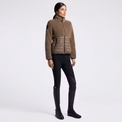 Cavalleria Toscana Teddy Fleece Zipjacka Walnut