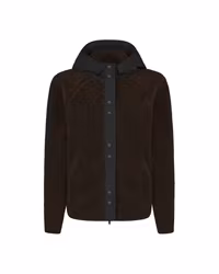 Trolle Hooded sherpajacka Terrabrown