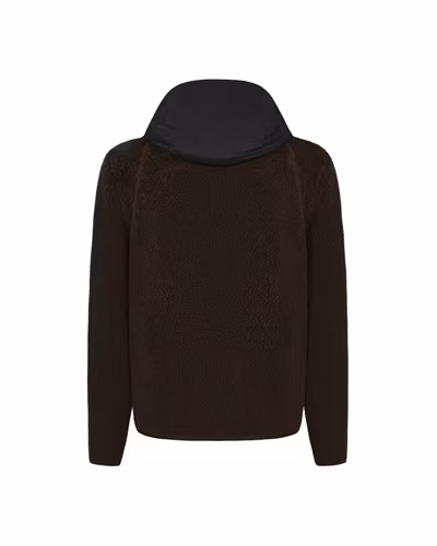 Trolle Hooded sherpajacka Terrabrown