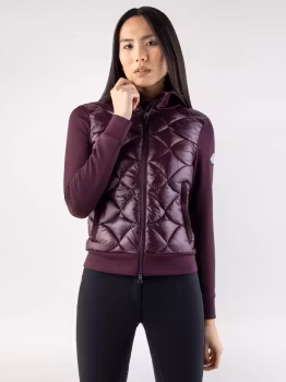 Equiline Hoodie padded Amaranto