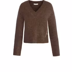 PERNILLE Sweather Mörkbrun