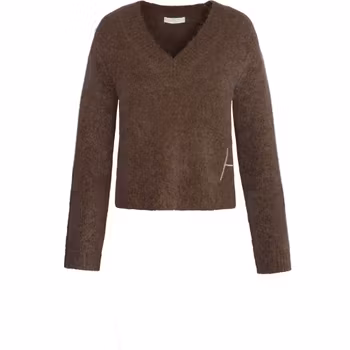 PERNILLE Sweather Mörkbrun