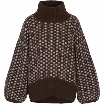 LOGO Sweather Mörkbrun