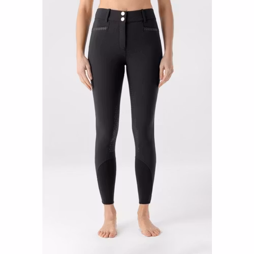 Equiline Nellyfh Fullgrip Vinterridbyxor Svarta