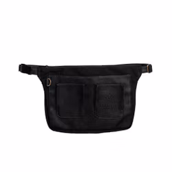 Plaiting Waist Bag Canvas Black