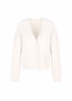 Pernille Short Cardigan White Alyssum