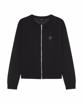 Tech Wool Hel Dragkedja - Svart/Svart