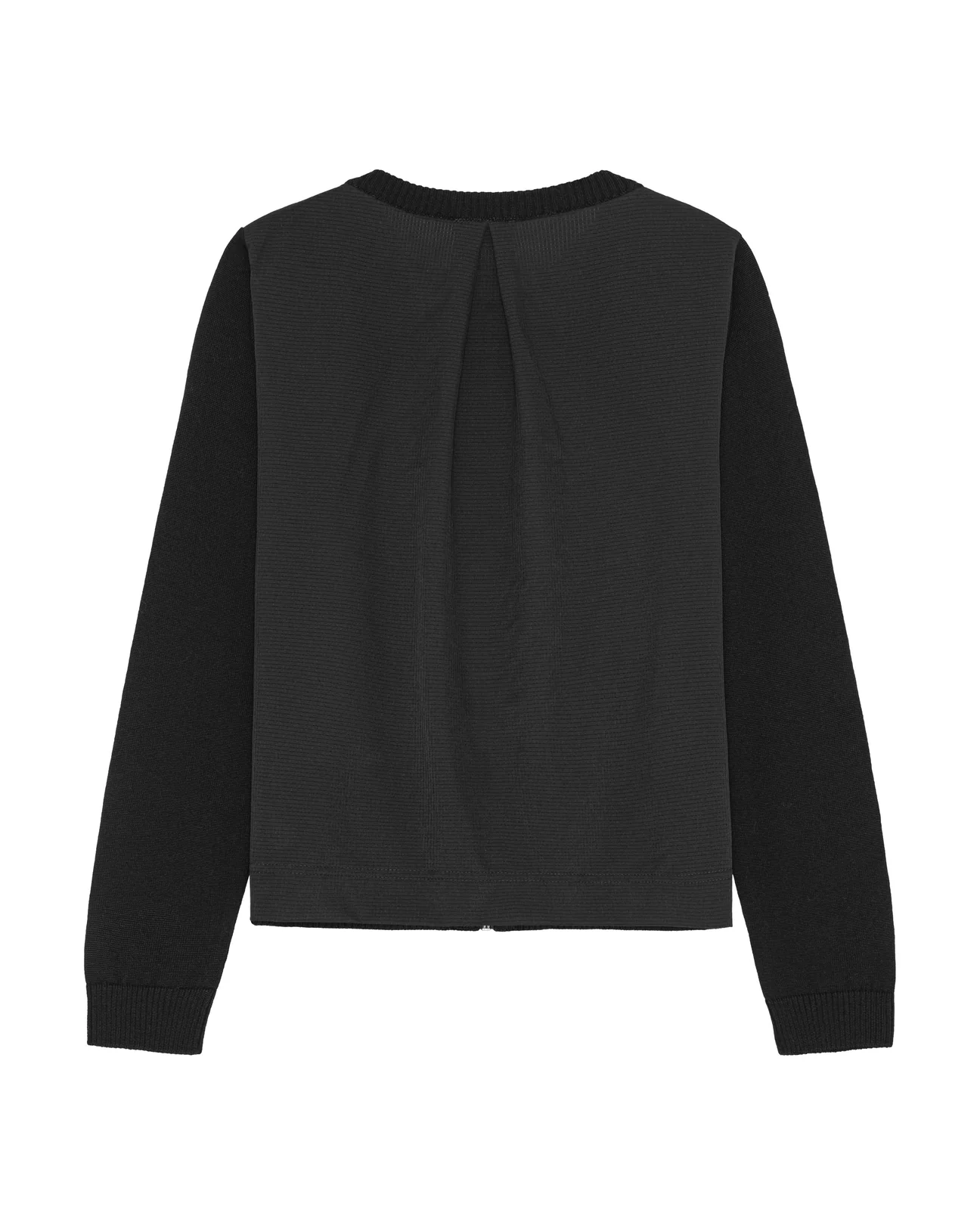 Tech Wool Hel Dragkedja - Svart/Svart