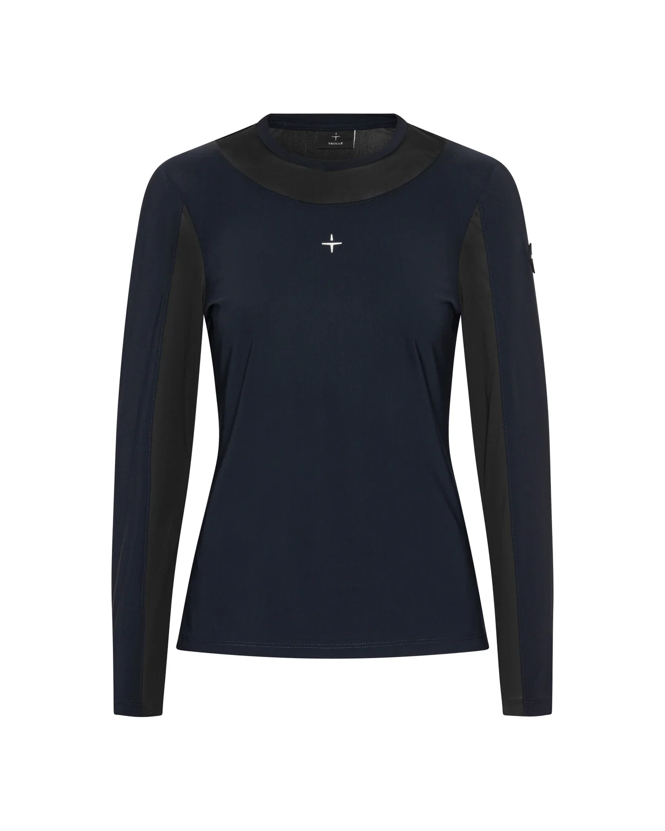 Centerline T-shirt Långärmad Dam - Marinblå / Svart