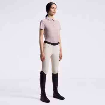 Cavalleria Toscana Jacquard Jersey Pike Rosa