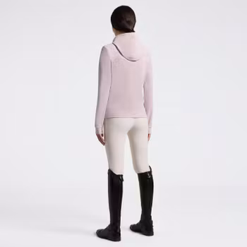Damtröja i Tech Knit med huva | Cavalleria Toscana Ljusrosa