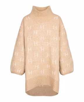 Fam Lång Tröja Beige