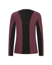 Centerline T-shirt Långärmad Dam - Bordeaux