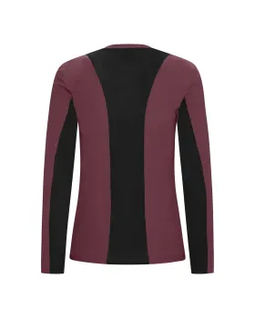Centerline T-shirt Långärmad Dam - Bordeaux