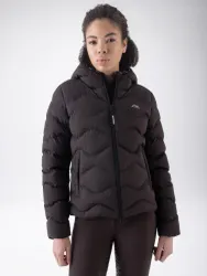 Equiline Mörkbrun Vadderad Jacka