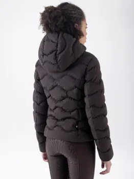 Equiline Mörkbrun Vadderad Jacka