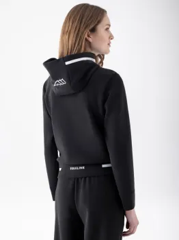 Equiline Svart Hoodie
