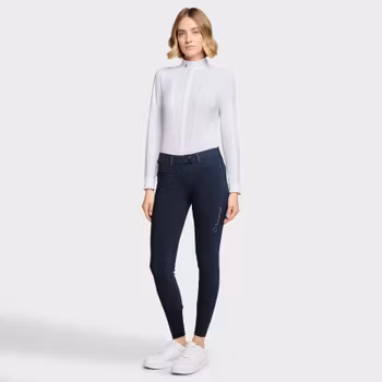 Samshield Adele Crystal Fabric Knäskodd Navy