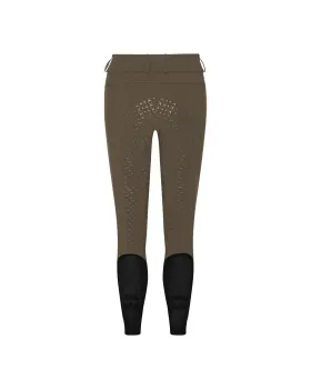Trolle Athl High Waist Breeches Fullgrip Olivgrön