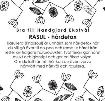 Malin i Ratan - Hårdetox Rasul lerinpackning