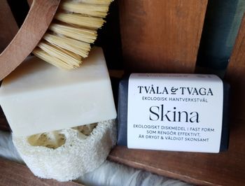 Tvåla&Tvaga Eko Tvål Tvätt/städ/disk - Skina (Grape, rosmarin & svartpeppar)