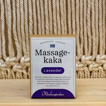 Klockargårdens Massageolja kaka Eko - Lavendel (även för barn)