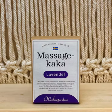 Klockargårdens Massageolja kaka Eko - Lavendel (även för barn)