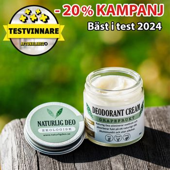 Naturlig Deo 60ml - Grapefrukt