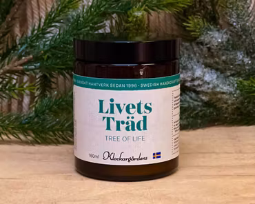 Klockargårdens Naturligt Doftljus  - Livets Träd (citrus, rökelseträ, bergamot)
