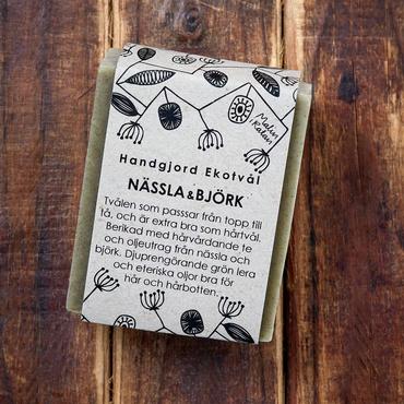Malin i Ratan Eko Tvål - Nässla & Björk (schampo)