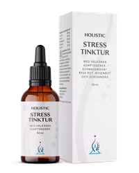 Holistic Ört Tinktur Stress - Adaptogener; Ashwagandha, Rosenrot, Lakritsrot, Rysk rot & Shisandra (även bra vid PMS)