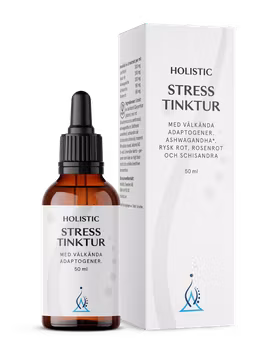 Holistic Ört Tinktur Stress - Adaptogener; Ashwagandha, Rosenrot, Lakritsrot, Rysk rot & Shisandra (även bra vid PMS)