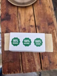 Klockargårdens Eko Naturtvål - LeraRen, RenLera (kanon till ansiktet) med doft