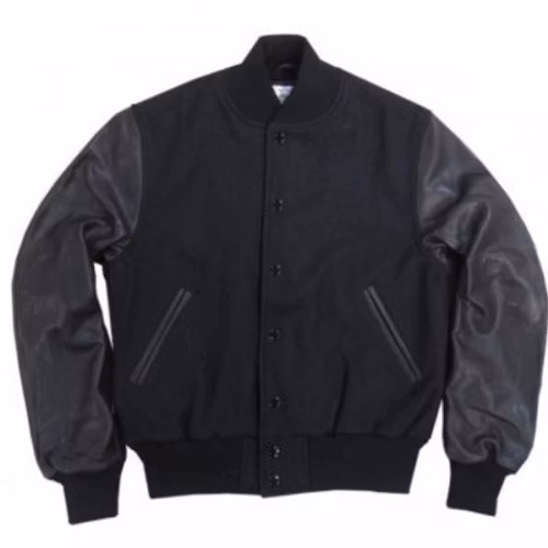 Kampanj! Baseballjacka Skinn, All Black.